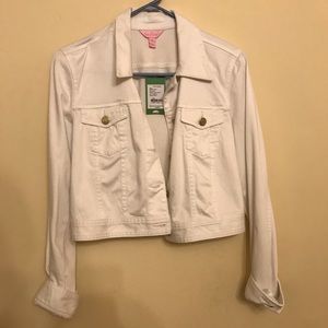 Lilly Pulitzer Jean Jacket, size 8, New With Tags